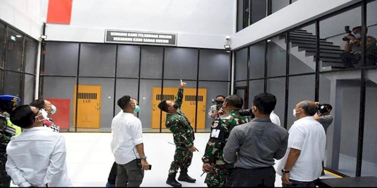 Kepala Staf Angkatan Darat (KSAD) Jenderal TNI Andika Perkasa mersemikan smart inslatasi tahanan militer canggih di Makodam Jaya/Foto Instagram/@kodamjayakarta