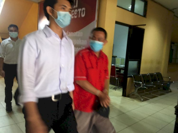 Mufron Imron Usai Jalani Pemeriksaan Di Polda Bengkulu/RMOLBengkulu