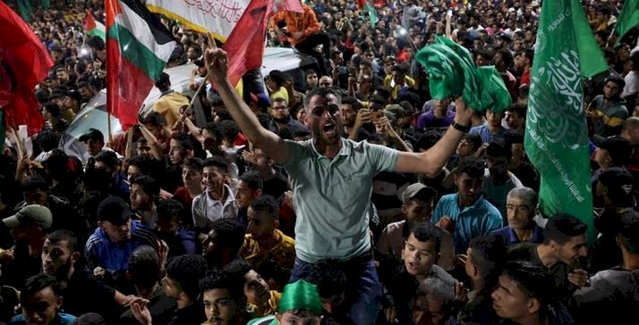 Rakyat Palestina rayakan gencatan senjata Israel-Hamas/Net