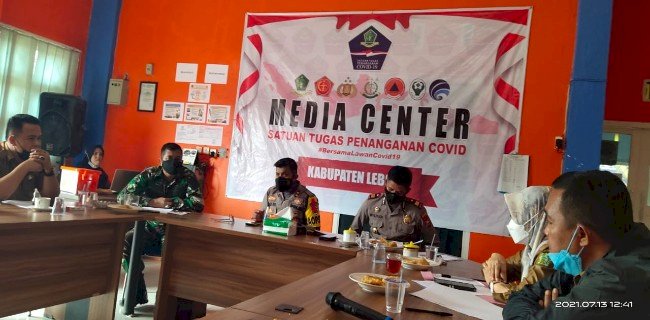 Rapat Tim Satgas Covid-19 Kabupaten Lebong di BPBD Lebong, Selasa (13/7)/RMOLBengkulu