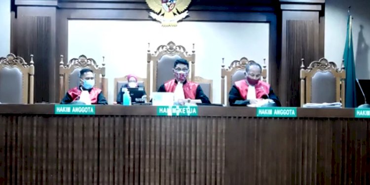 Persidangan kasus suap izin benur di Pengadilan Tipikor Jakarta/Repro