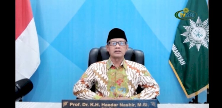 Ketua Umum PP Muhammadiyah Prof Haedar Nashir/Repro