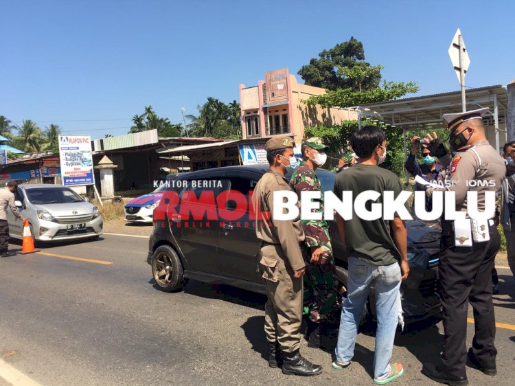 Penyekatan di perbatasan Seluma-Bengkulu/RMOLBengkulu