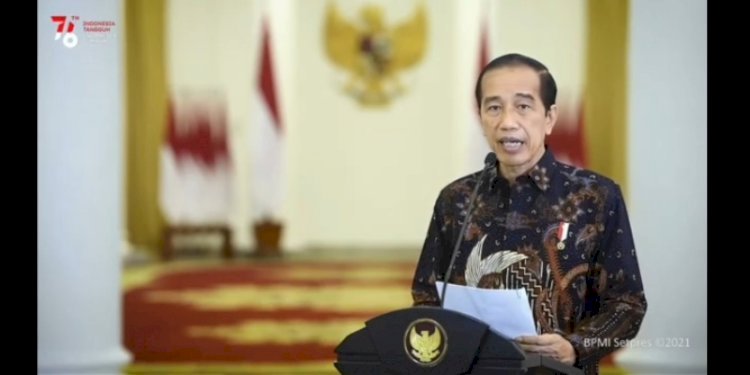 Presiden Jokowi resmi perpanjang PPKM level 4 hinga 9 Agustus/Repro