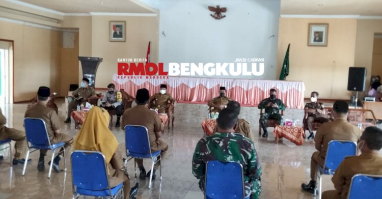Rapat Evaluasi Gugus Tugas PPC -19 Kabupaten Lebong, Senin (23/8)/RMOLBengkulu