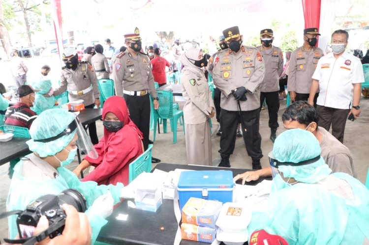 Pelaksanaan vaksinasi pekerja tambang Bengkulu/RMOLBengkulu