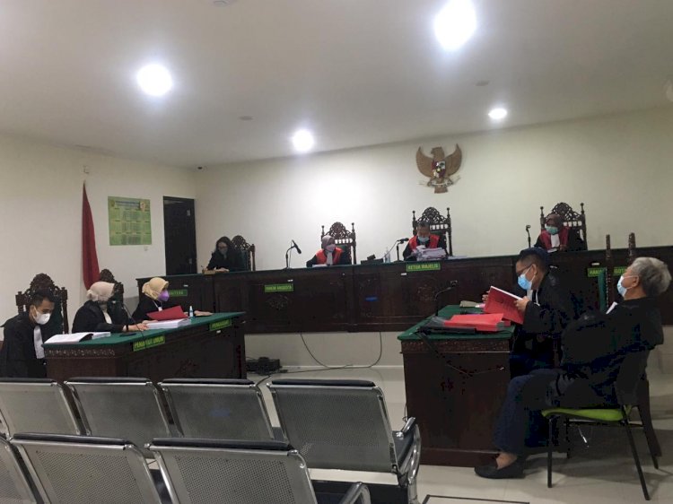 Sidang tuntutan terdakwa korupsi proyek pengerjaan pengendali banjir Kota Bengkulu/RMOLBengkulu