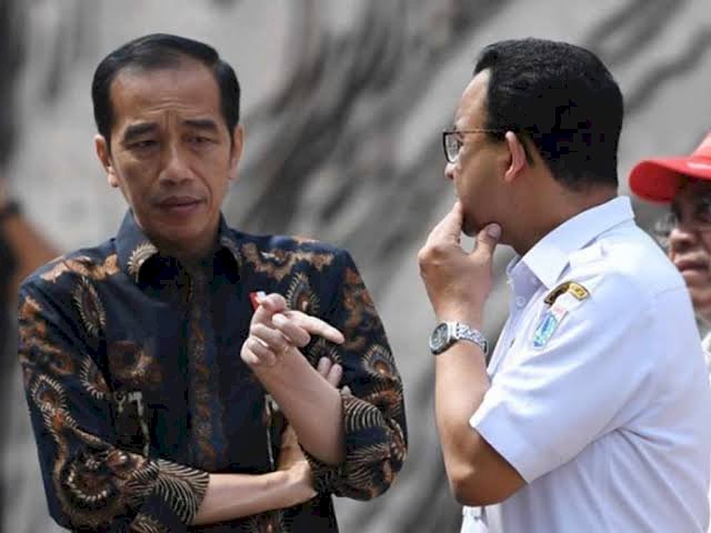 Presiden Joko Widodo dan Gubernur DKI Jakarta Anies Baswedan/Net