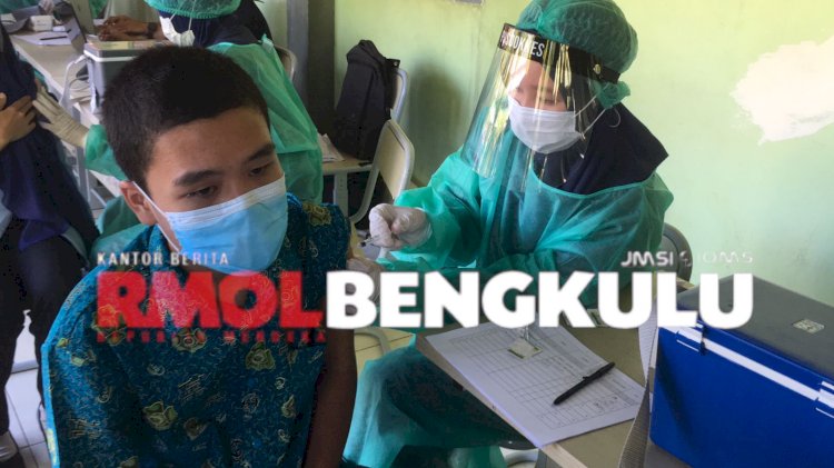 Vaksinasi Pelajar Kota Bengkulu/RMOLBengkulu