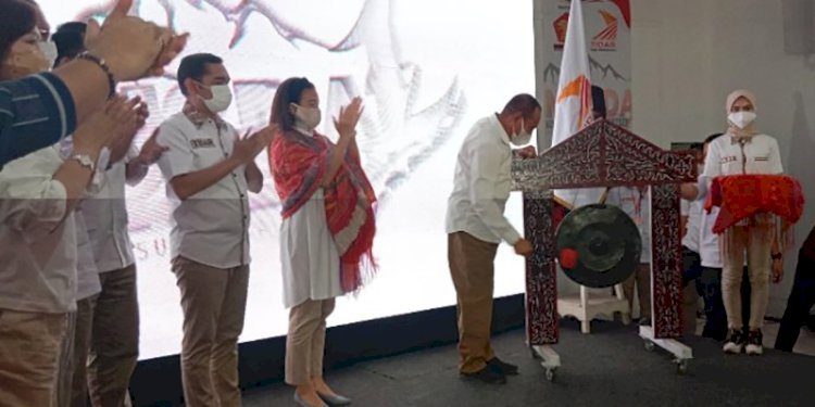 Gubernur Sumut Edy Rahmayadi membuka Musda TIDAR Sumut di Parapat/Ist