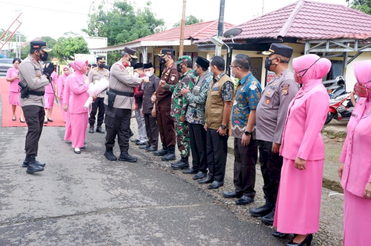 Kapolda Bengkulu Irjen Pol Guntur Setyanto saat berkunjung ke Lebong/RMOLBengkulu