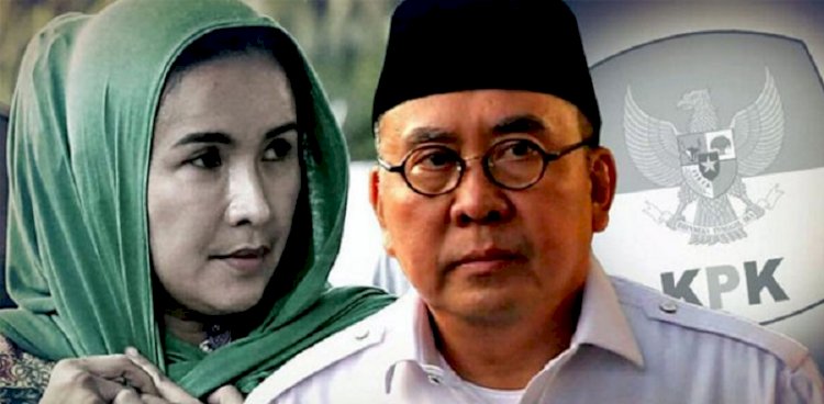 Bekas Gubernur Bengkulu Ridwan Mukti berserta istrinya/Net