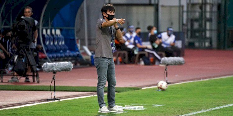 Posisi Shin Tae-yong dijamin tetap aman oleh Menpora, apapun hasil di final Piala AFF 2020/PSSI