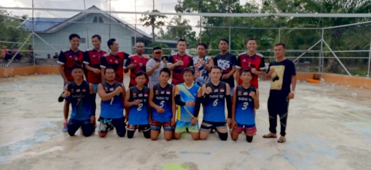 Grand final open turnamen Ganjuh Cup, tim Muara Dua Nasal vs Tanjung Aur/RMOLBengkulu