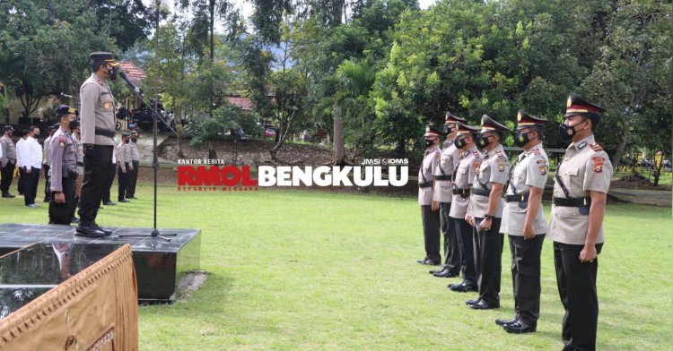 Proses Sertijab para Perwira di Mapolres Lebong/RMOLBengkulu