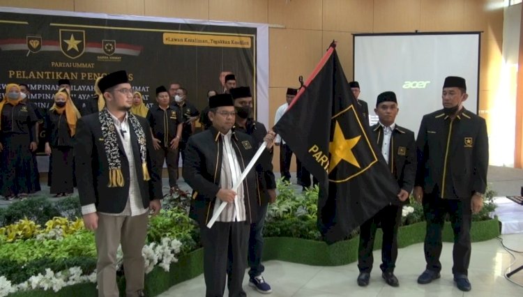 Pengurus DPW dan DPD Partai Ummat Provinsi Bengkulu Saat Dilantik/RMOLBengkulu