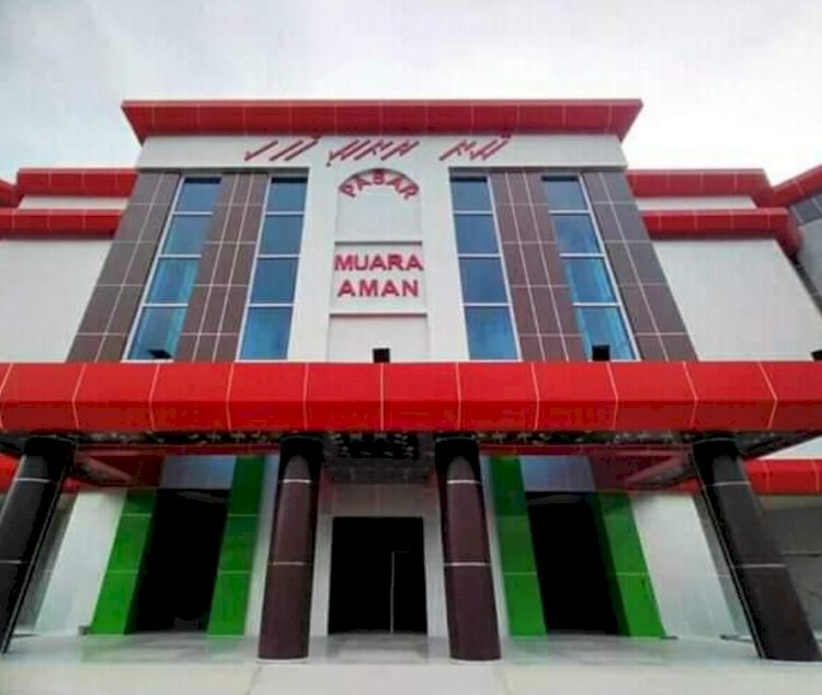 Bangunan PTM di Kelurahan Pasar Muara Aman/Ist
