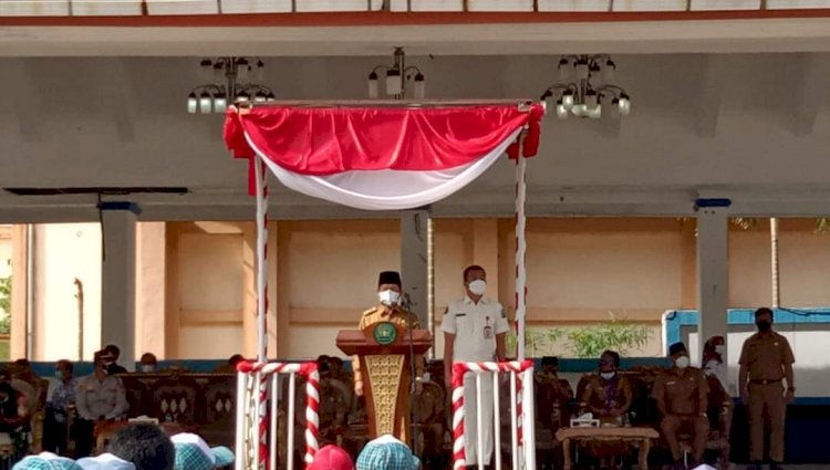 Bupati Lebong, Kopli Ansori saat membuka proses seleksi Paskibraka Lebong di Pendopo Rumdin Lebong/RMOLBengkulu