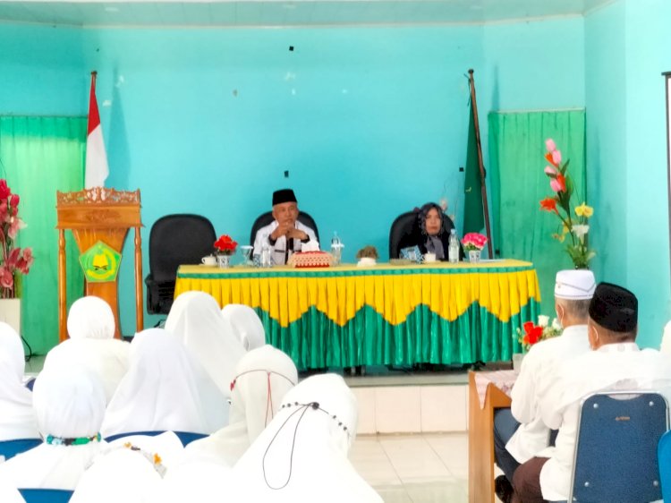 Manasik Haji Secara Mandiri yang digelar di Aula Kantor Kemenag Lebong, pada Selasa (8/3)/RMOLBengkulu