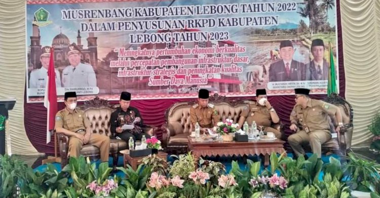 Musrenbang Kabupaten Lebong Tahun 2022 Dalam Penyusunan RKPD Kabupaten Lebong Tahun 2023/ RMOLBengkulu