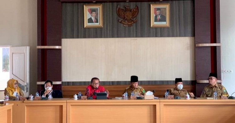 Pemerintah Kabupaten (Pemkab) Lebong terima kunjungan Direktorat Jenderal Perbendaharaan Provinsi Bengkulu, Senin (21/3)