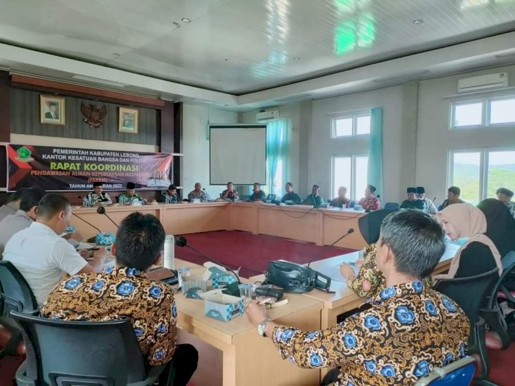 Rapat Tim PAKEM di Gedung Graha Bina Praja Setda Lebong/RMOLBengkulu