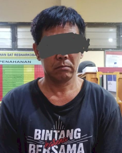 Terduga Pelaku Penyalahgunaan Narkotika Jenis Sabu, (MB) Yang Berhasil Diamankan Tim Satresnarkoba Polres Bengkulu/RMOLBengkulu