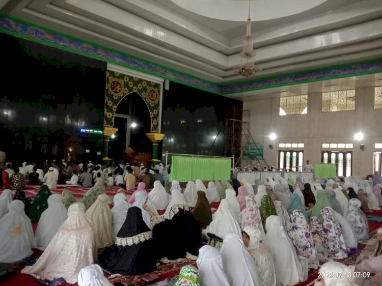 Pelaksanaan Idula Adha di Masjid Agung Sultan Abdullah/RMOLBengkulu