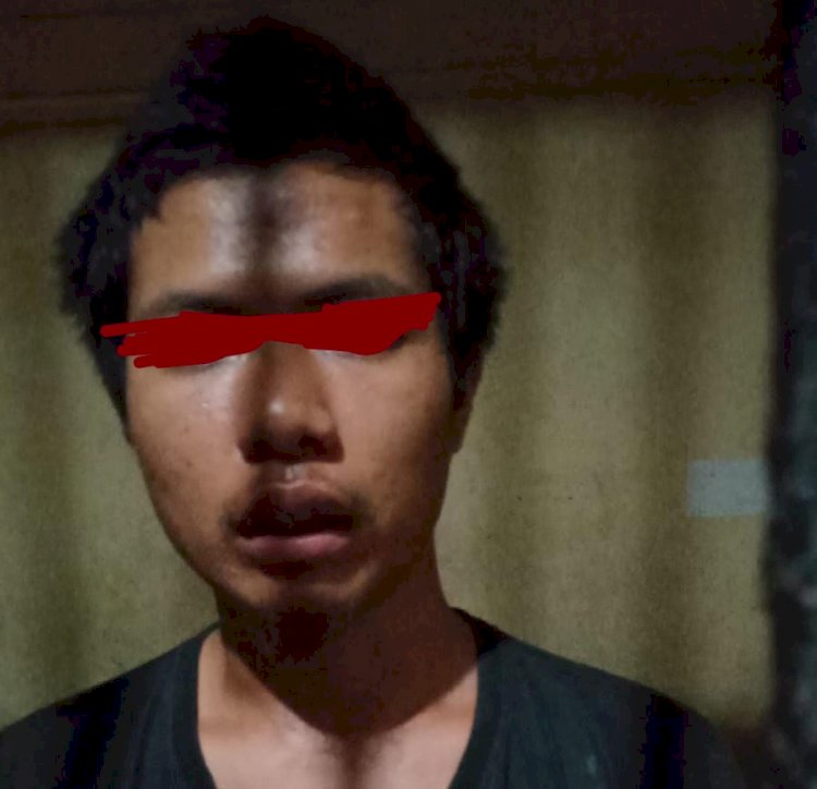 IS pelaku pencopetan terhadap Lanasia warga Desa Padang Mumpo/ist