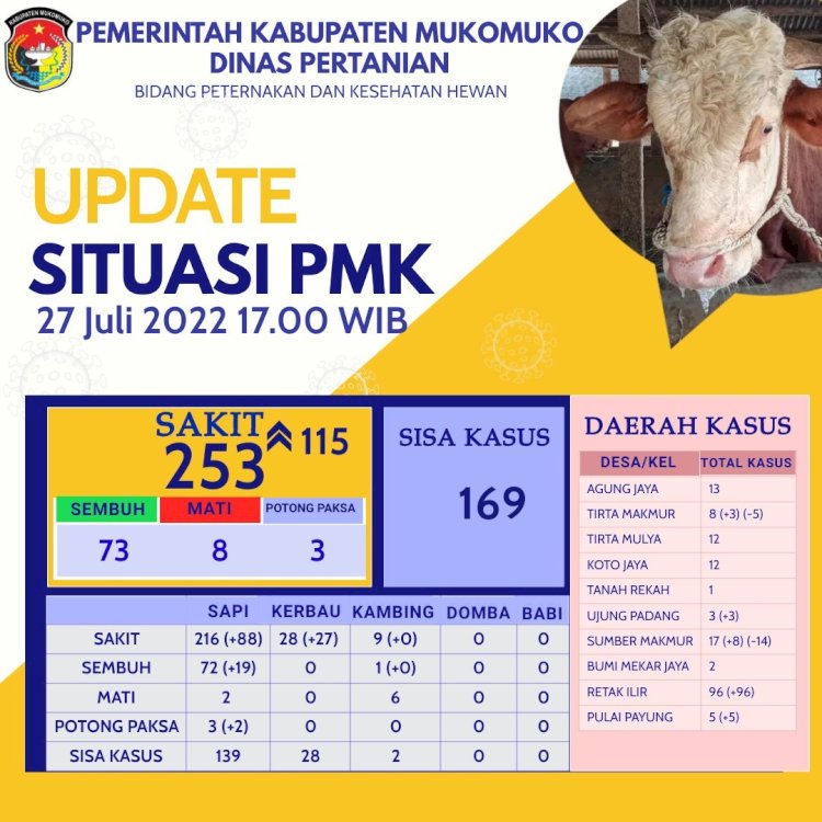 Update informasi PMK Mukomuko/Ist
