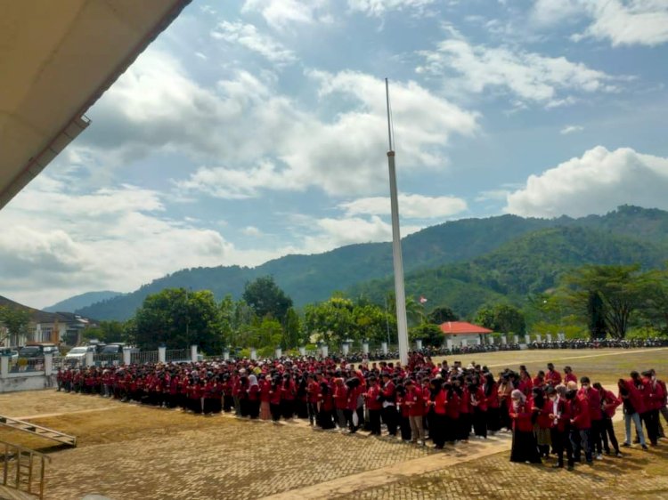 Dokumen ribuan mahasiswa KKN dilepas di Pendopo Rumdin Bupati Lebong/Ist