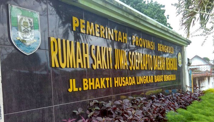 Rumah Sakit Khusus Jiwa (RSKJ) Soeprapto Daerah Provinsi Bengkulu/Ist