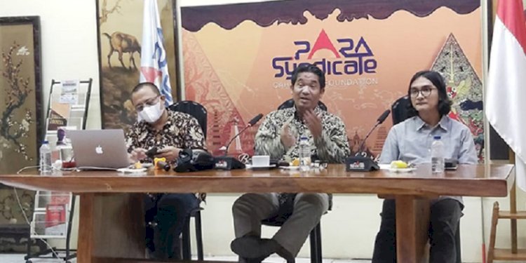 Ray Rangkuti saat menjadi narasumber diskusi hybrid, bertemakan Anggaran Pemilu Seret, Akankan Tunda Pemilu Lagi?, Jakarta Selatan, Rabu (3/8)/RMOL