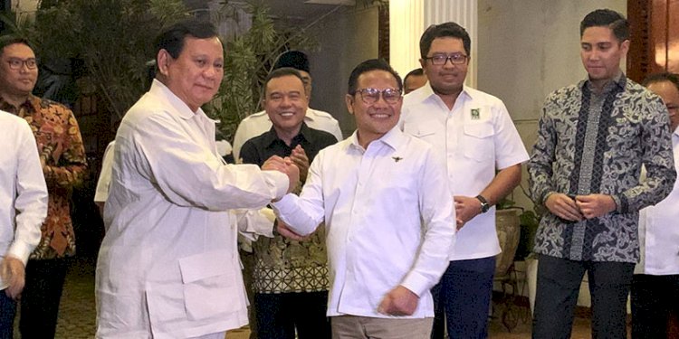 Ketua Umum DPP Partai Gerindra Prabowo Subianto dan Ketum DPP PKB, Abdul Muhaimin Iskandar/RMOL