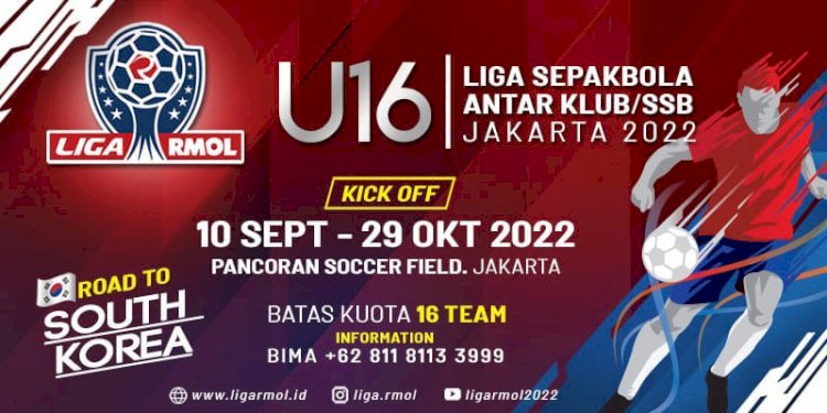 Liga RMOL 2022 akan mempertarungkan para pemain U-16 dari 16 tim/Ist