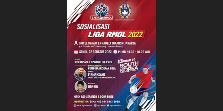 Sosialiasasi Liga RMOL 2022 akan dihelat di Hotel Dafam Enkadeli Thamrin Jakarta pada Senin siang nanti (22/8)/Ist