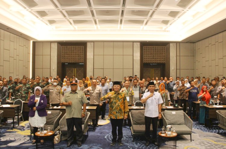 Bimtek Fasilitator Satgas Penanganan Penyakit Mulut dan Kuku (PMK), di Ballroom Mercure Hotel Bengkulu, Rabu (21/09)/MC