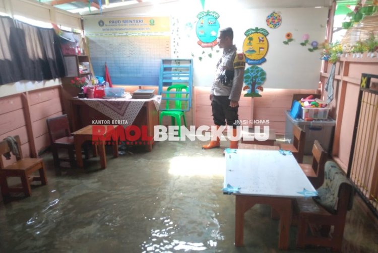 Banjir di salah satu PAUD di Kabupaten Lebong/Ist