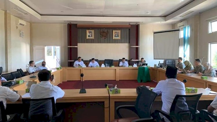 Rekonsiliasi Iuran PNS Pemda Triwulan III Tahun 2022 di Graha Bina Praja Lebong/Ist