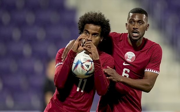 Penyerang timnas Qatar, Akram Afif menjadi andalan lini depan tuan rumah saat melakoni laga pembuka Piala Dunia 2022/net