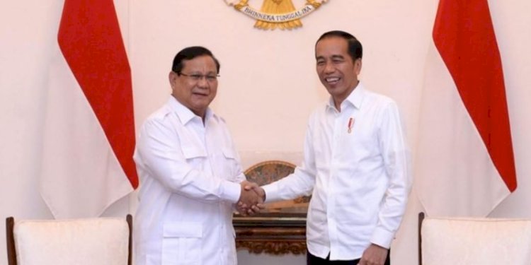 Presiden Joko Widodo dan Menteri Pertahanan Prabowo Subianto/Net