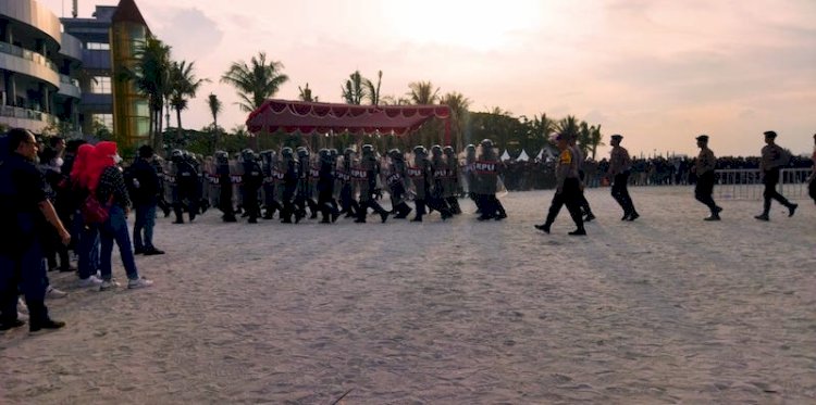 Pasukan Jagat Saksana dipamerkan di acara Konsolidasi Nasional (Konsolnas) di Pantai Carnaval Ancol, Jakarta Utara, Jumat (2/12)/RMOL