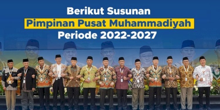 Pengurus Pusat Muhammadiyah periode 2022-2027/Net