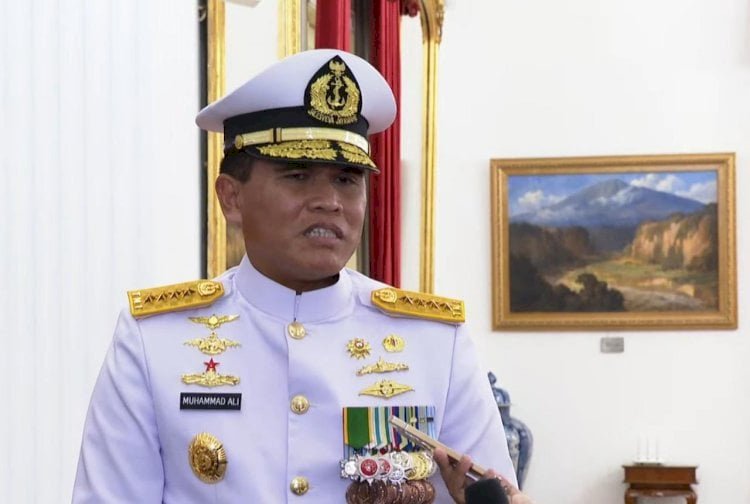 Kepala Staf Angkatan Laut (KSAL)  Laksamana TNI Muhammad Ali/Ist