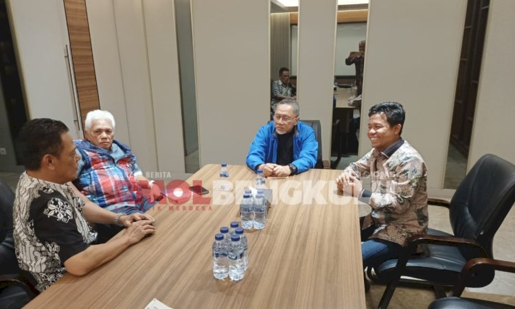 Bupati Lebong, Kopli Ansori saat bertemu Mendag, Zulkifli Hasan/RMOLBengkulu
