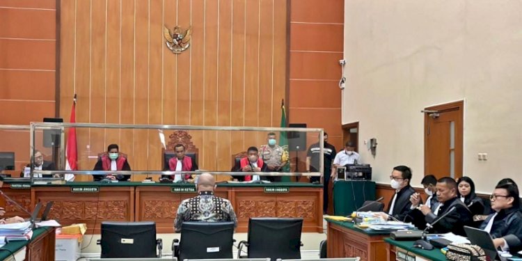  Irjen Teddy Minahasa menjalani sidang di Pengadilan Negeri Jakarta Barat/RMOL