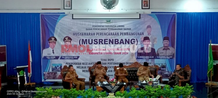 Musrenbang Kabupaten Lebong Dalam Penyusunan RKPD Kabupaten Lebong Tahun 2024/ RMOLBengkulu