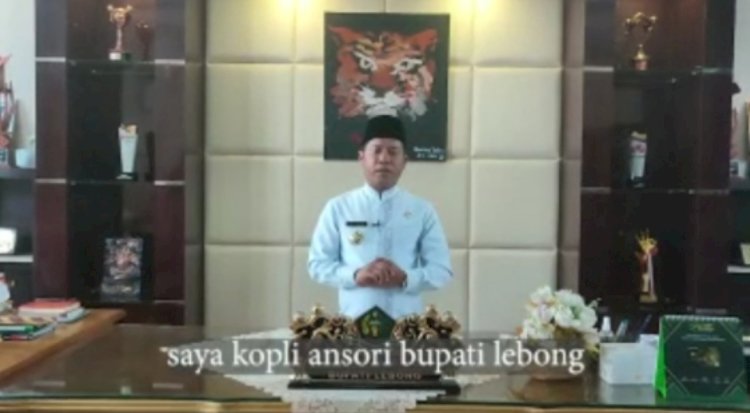Cuplikak video ucapan selamat ramadan dari Bupati Lebong, Kopli Ansori/Ist