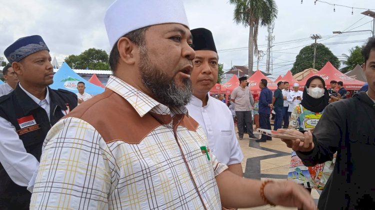 Helmi Hasan usai membuka kegiatan barendo ramadhan, Jum'at (24/03)/RMOLBengkulu