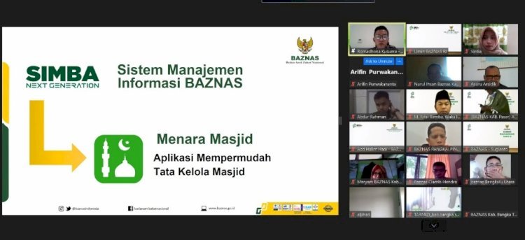 Baznas meluncurkan aplikasi Menara Masjid Baznas/Ist